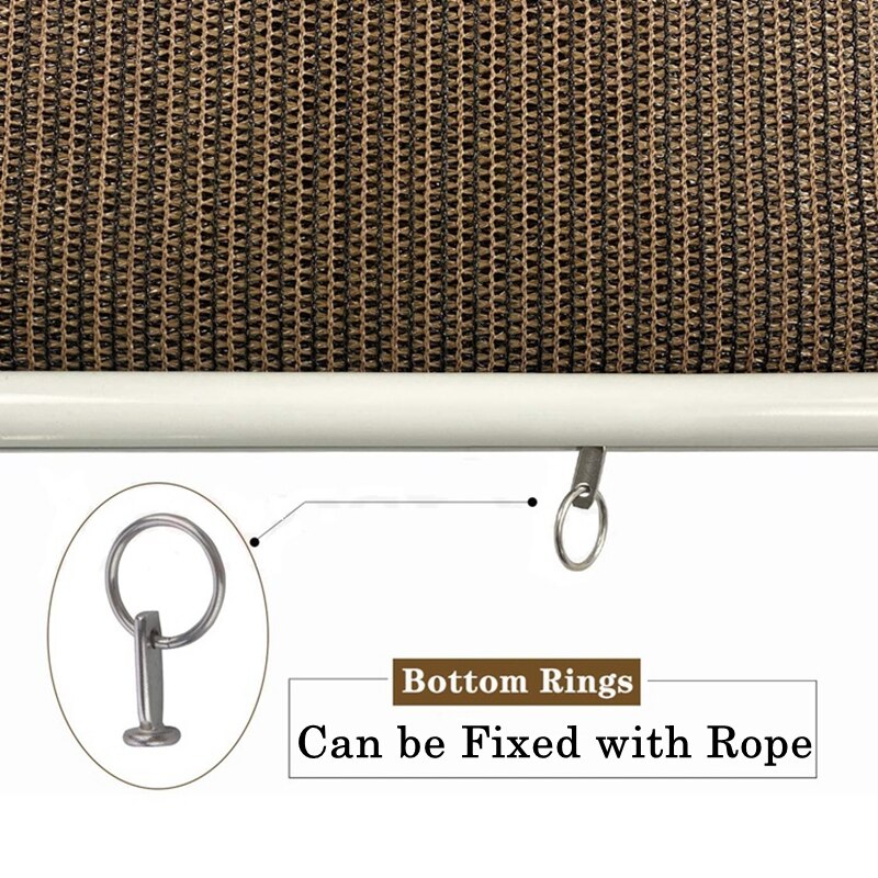 Balcony Window Sunscreen Net Windproof Rainproof Roller Blinds Privacy Shade Curtain Anti-UV Sun Shade Net Mulity Colour