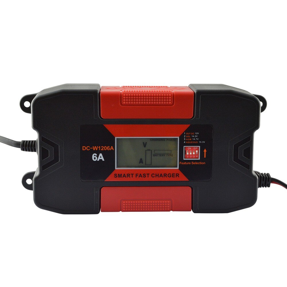 12V 4A/6A Auto Smart Car Battery Charger With CE RoHS Full Digital Battery Auo Car Car Smart Smart RoHs RoHs Battery