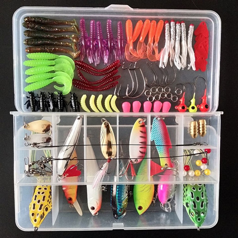 Juego de señuelos giratorios para piscardo Popper VIB, cuchara dura suave, anzuelos de pesca, aparejo herramientas de pesca, 45-139 Uds.