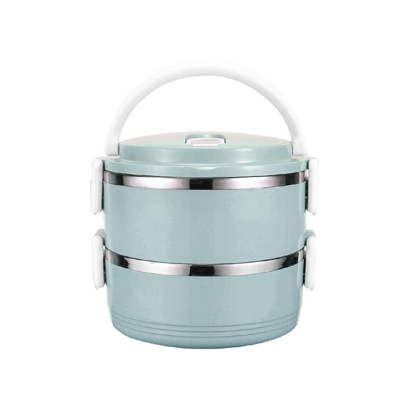 Multi-layer Lunch Box Simple Fine Craftsmanship Silicone Seal Good Sealing Function Silicone Plastic Wrap: 06 Double layer