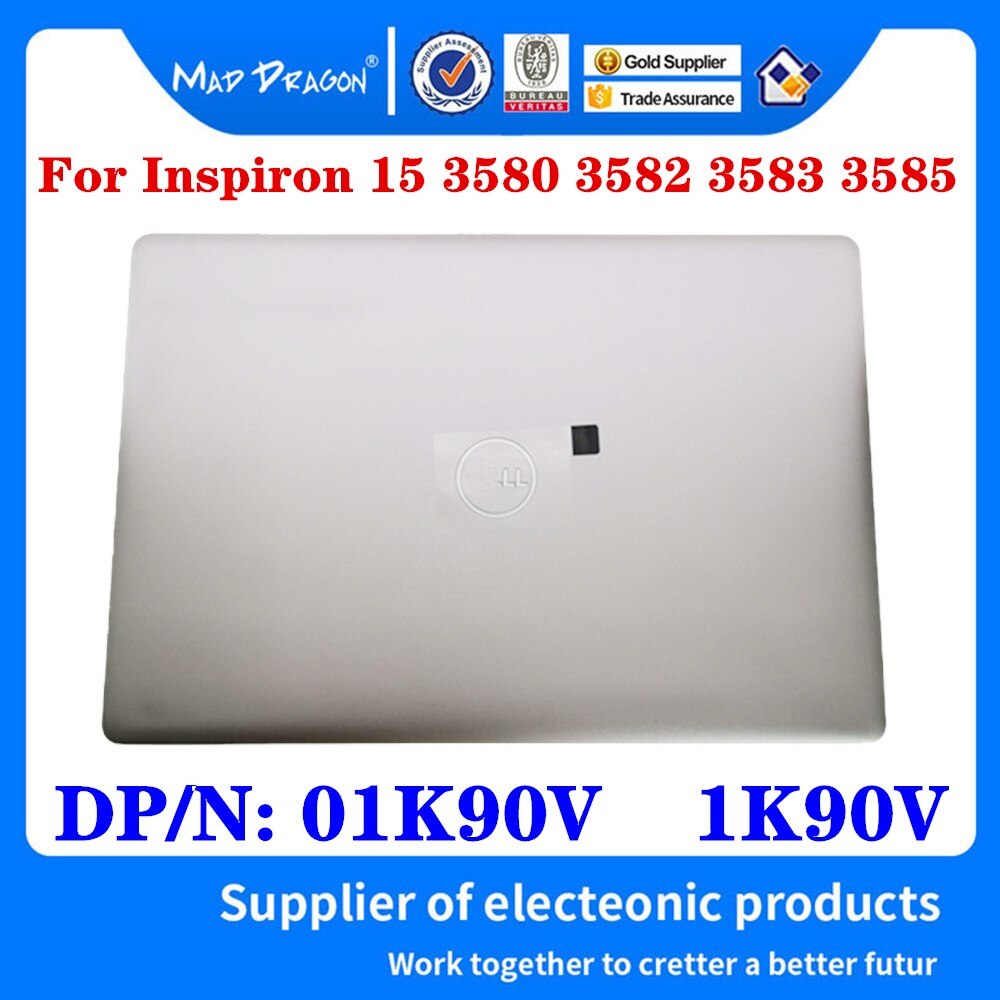 Novo original palmrest capa superior teclado c escudo preto para dell inspiron 15 3580 3582 3583 3585 0p4mkj p4mkj 086hkp 86hkp: 01K90V