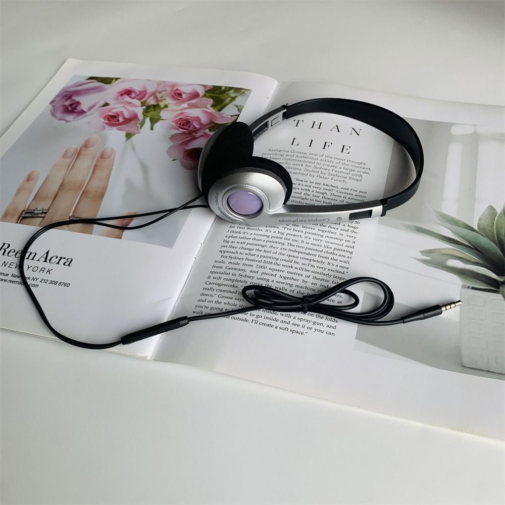 Auriculares Retro con cable para exteriores, audífonos clásicos con personalidad Millennium Wind Y2K, tipo C, Mp3: Verde