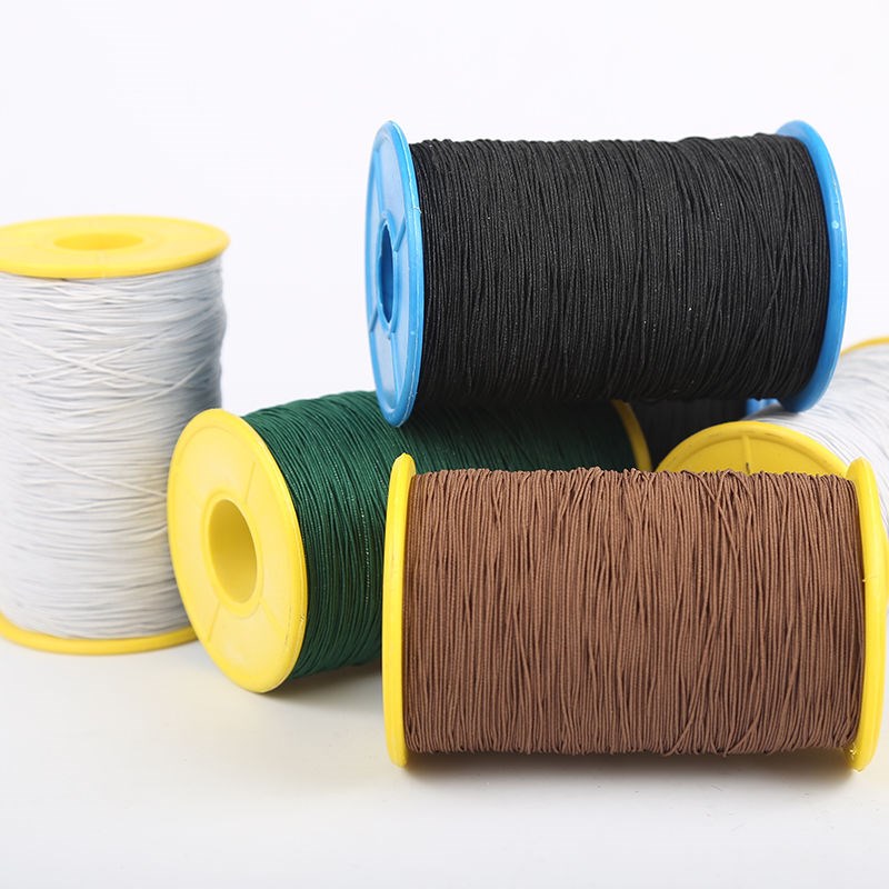 0.5mm breedte Elastische koorden ultrafijne Lijn Rubberen Band voor Ondergoed Naaien Accessoire Sieraden Armbanden Kralen DIY Craft Supply