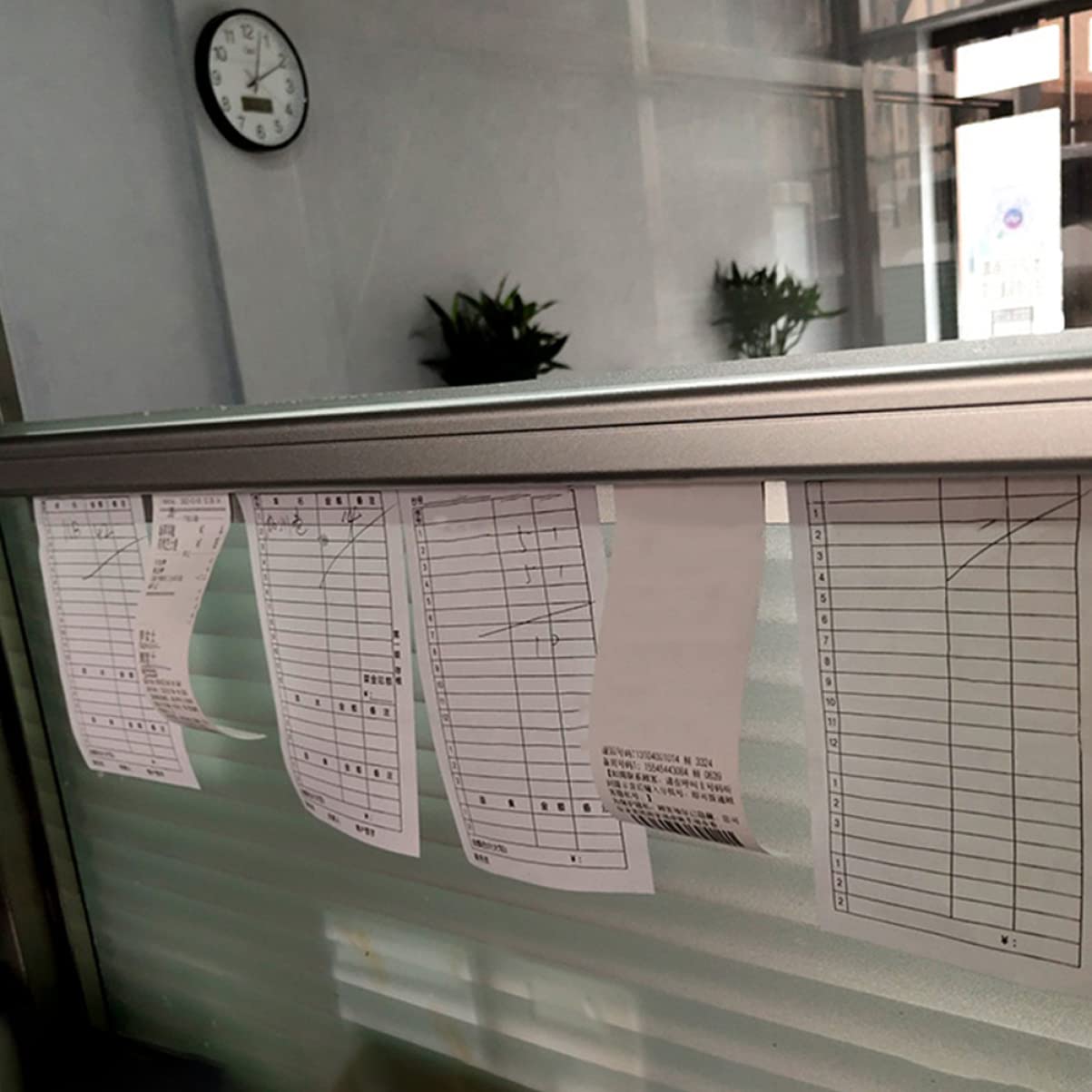 Kitchen Ticket Holder Restaurant Order Holder Slide Check Rack Paper Tab Clip Display Organizer Guest Receipt Bill Hanging Rack