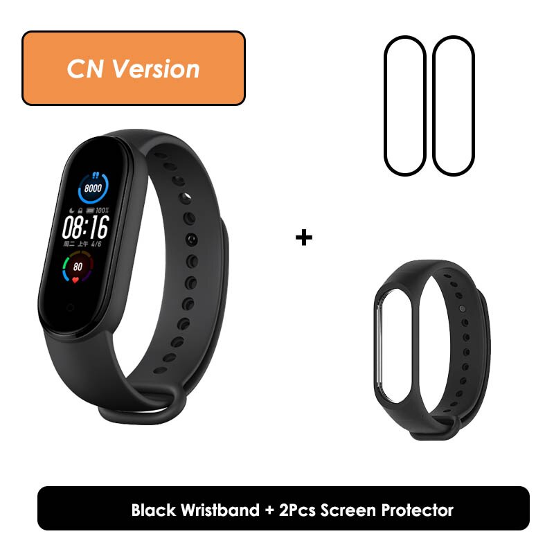 Newest Smart Watch Xiaomi Mi Band 5 Fitness Bracelet Miband 5 Remote Camera Function fitness Tracker Smart Band 5 Xiomi Watch 5: Set 5