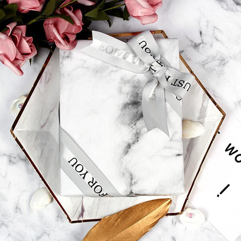 50*70cm Marble Wrapping Paper Roll Wrap Decorative Paper Wedding Party Flower Packaging Paper Bouquet Packing