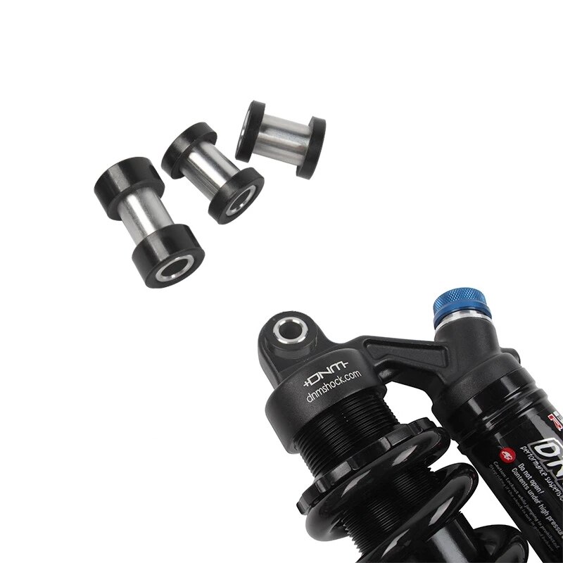 Bague D'amortisseur Pour VTT - Compatible DNM - Aluminium Et Caoutchouc - Longueur 22 Mm (d'autres Tailles Disponibles)