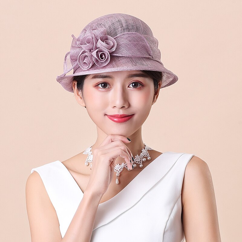 Dames fedora hoed dames dag royal ascot zonnescherm vrouwelijke pet zonnebrandcrème anti-ultraviolet zomer hoeden dames hoofddeksels petten  h6611