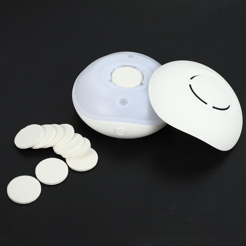 2X Waterless Aroma Mini Diffuser Essential Oil Portable Nebulizer Aromatherapy Oil Diffusion for Home Power Mode White