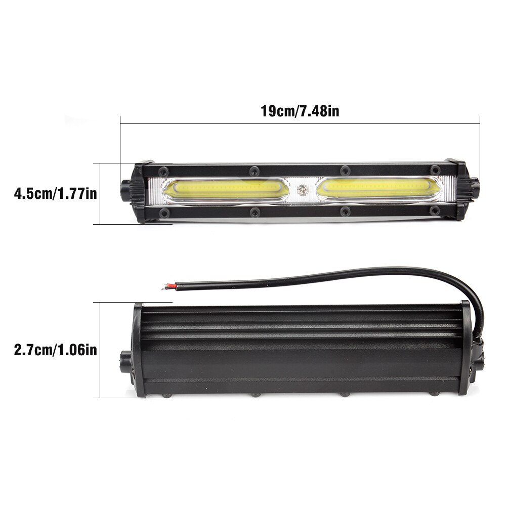 Auto 12V 24V Led Verlichting Bar Spotlight Werk Licht Cob Led Auto Auto Truck Vrachtwagen Trailer Suv spot Driving Mistlamp Offroad