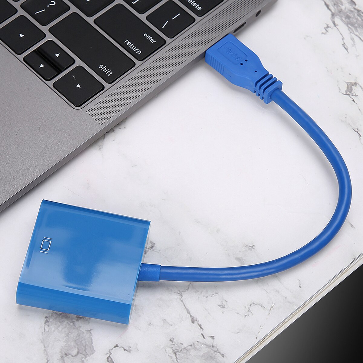 USB 3.0 To VGA Cable Converter 1080P Video Graphics Card Display External Cable Adapter With CD Driver For Win 7/8 System​​