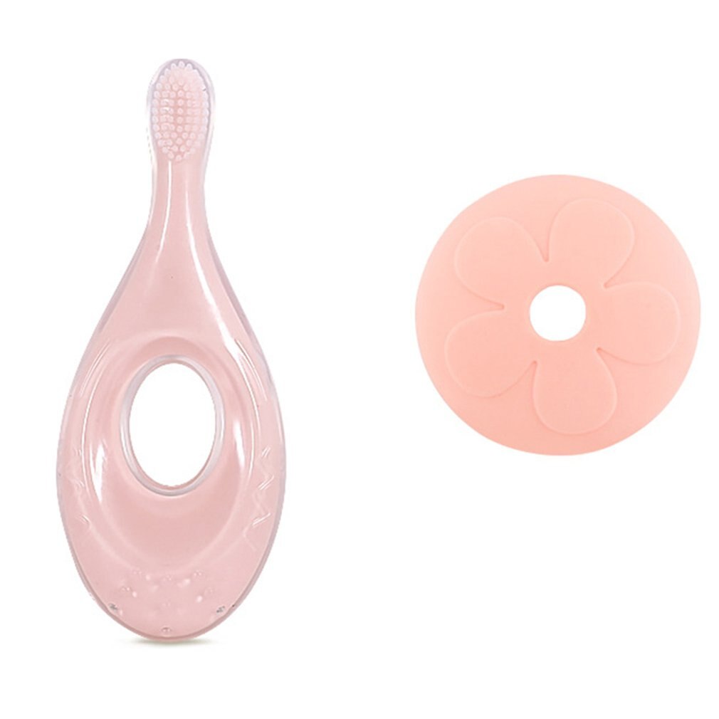 Spazzolino da denti per bambini spazzolino da denti in Silicone morbido spazzolino da denti creativo manico antiscivolo cura orale dentale per bambini