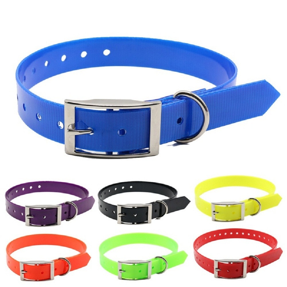 Grote Hond Kraag Verstelbare Tpu Duurzaam Waterdicht Huisdier Halsband Voor Puppy Strap Pure Kleur Hond Accessoires