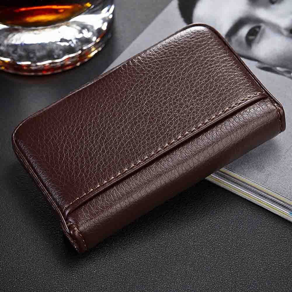 Pu Leer Functie Card Case Visitekaarthouder Mannen Vrouwen Credit Paspoort Card Bag Id Passport Card Wallet Houder