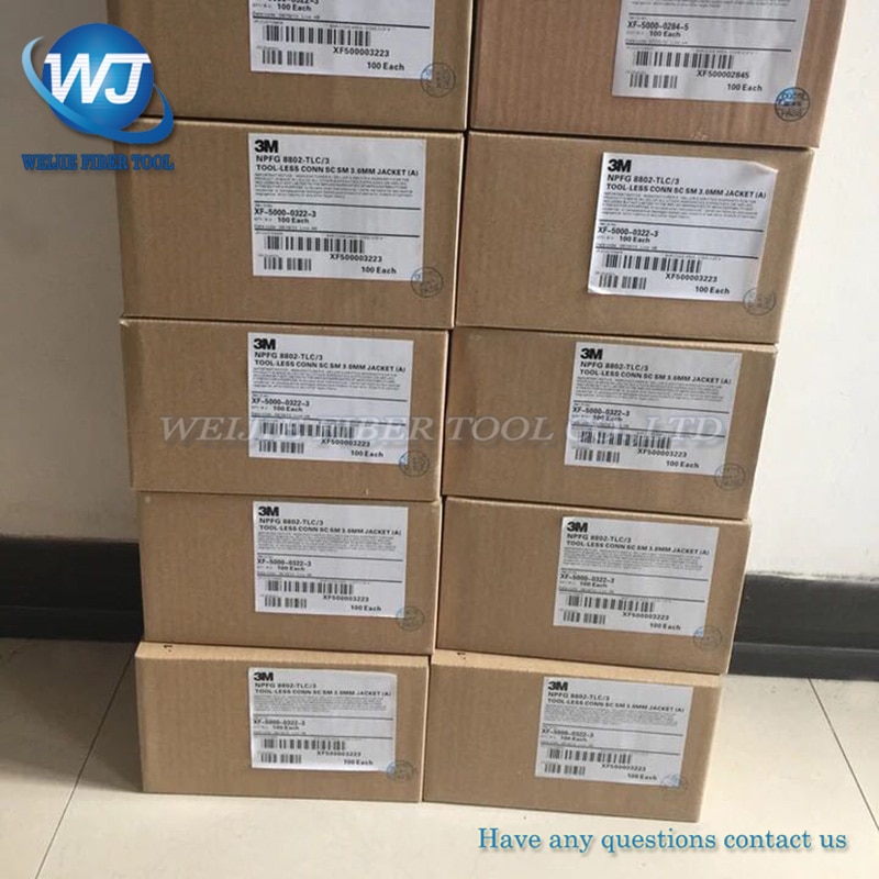 10 Stks/partij 3 M 8802 Glasvezel Fast Connector/FTTH Snelle Connector3M NPFG 8802-TLC/3 SC fiber snelle connectors