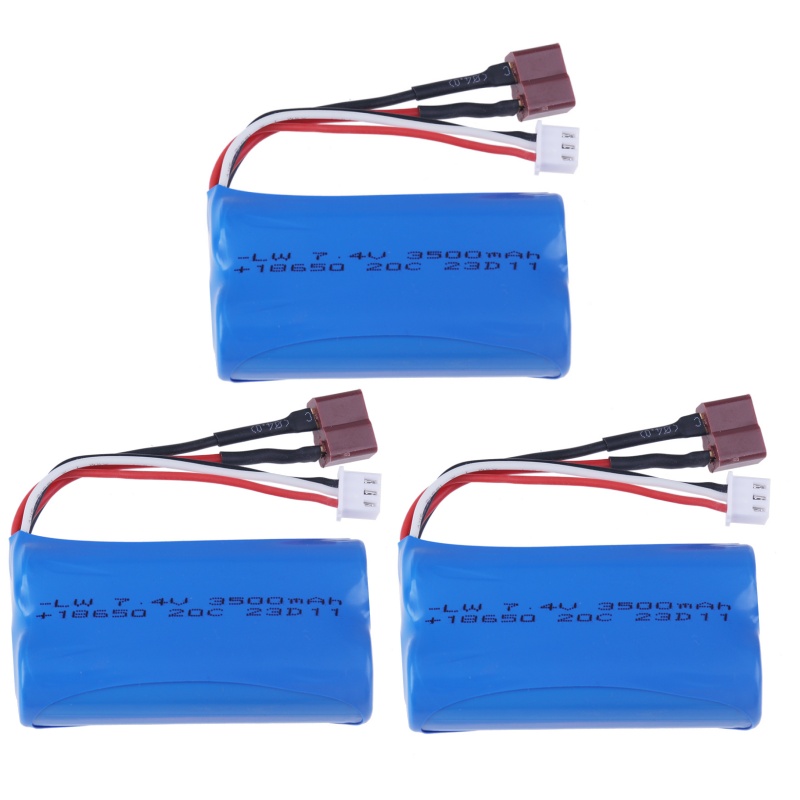 Verbesserter 7,4 V 3500 mAh 2S Li-Ionen-Akku, T-Stecker und Ladegerät für SCY-16101PRO SCY-16102PRO SCY-16103PRO SCY-16201PRO R/C-Autoteile: Dark Khaki