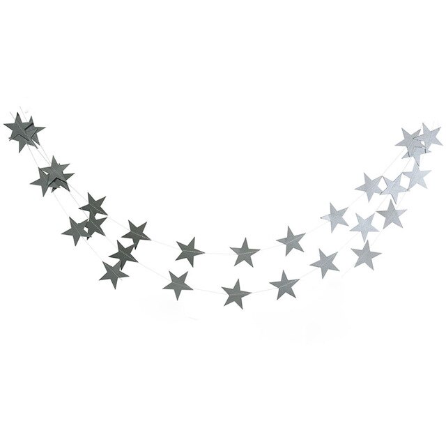 Pink/White/Gray Bed Canopy for Girl Baby Crib Bed Round Curtain with Children Room Dossel Lace Kids Play Tent House Dome Hanging: 4M silver star