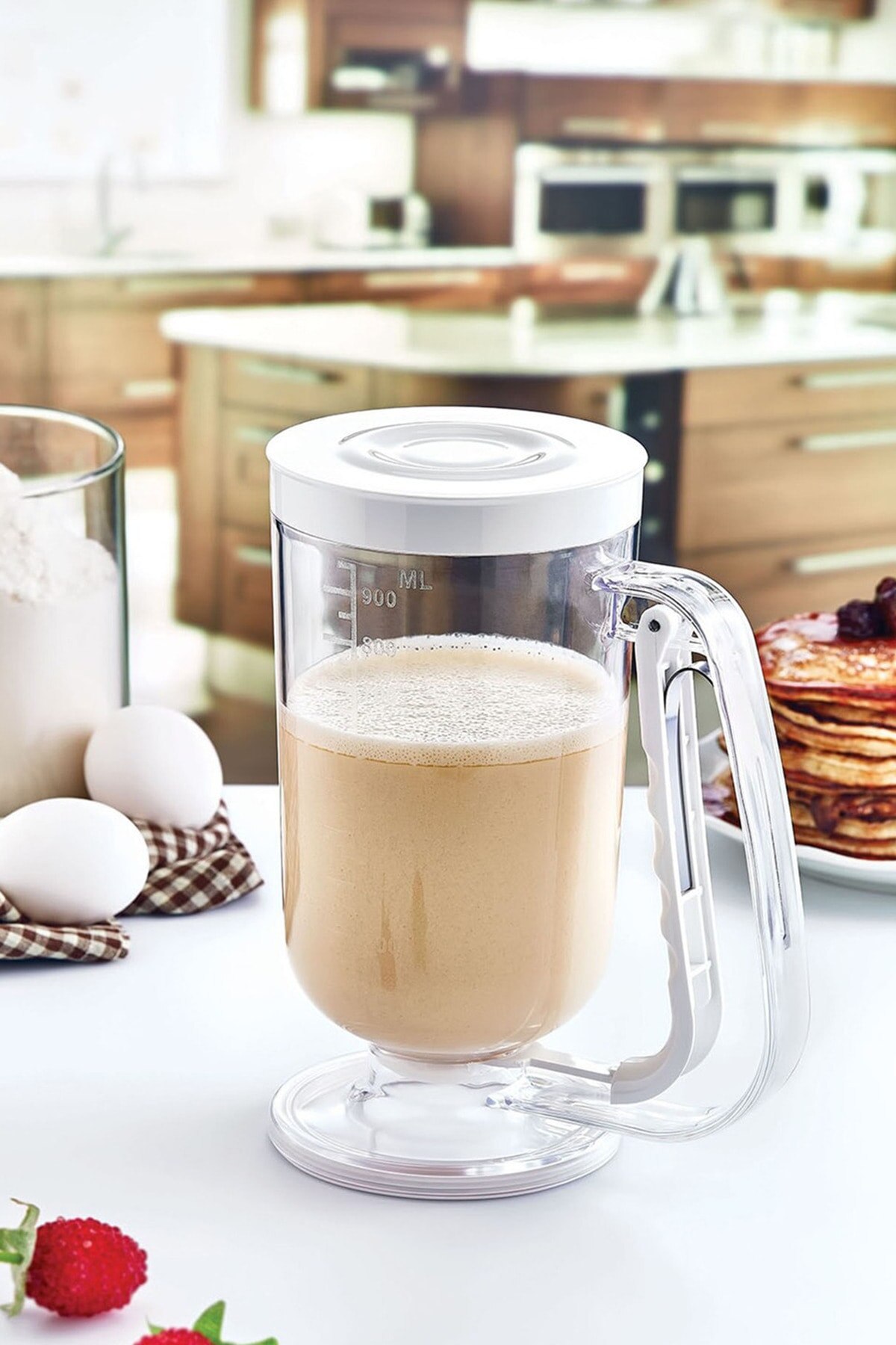 Batter Dispenser 900ml cake baking tools measuring cup Cupcake cookie pancake muffin batter waffle paste dispenser Vip jo