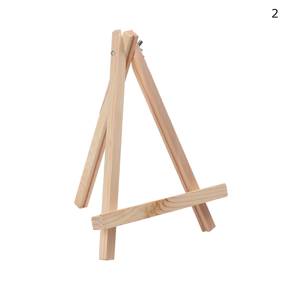 1PC Mini Artist Wooden Easel Artwork Shelf Painting Stand Exhibition Display Holder Home Party Decor Craft Drawing Easel: Style2