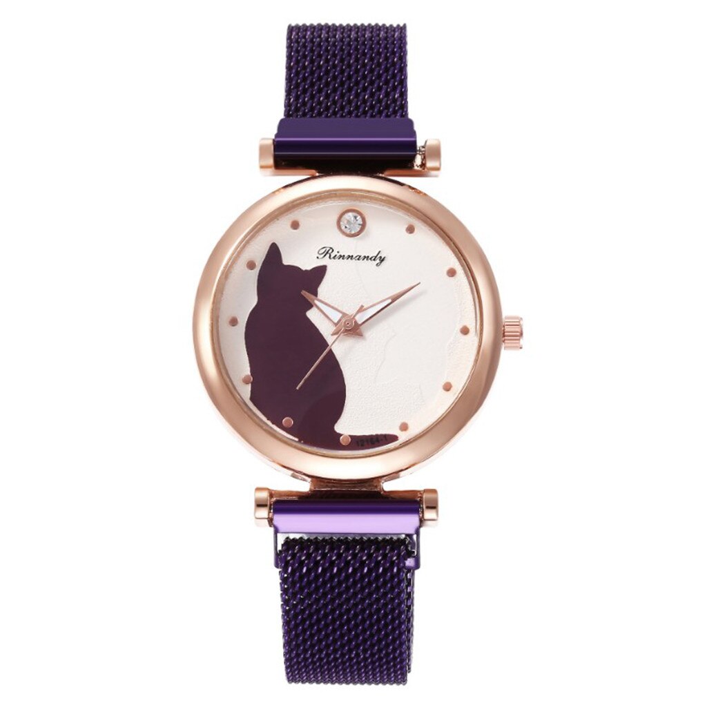 Mode Vrouwen Horloge Armband Dameshorloge Pak Kat Wijzerplaat Europese Schoonheid Eenvoudige Casual Student Vrouwelijke Klok Relogio Feminino