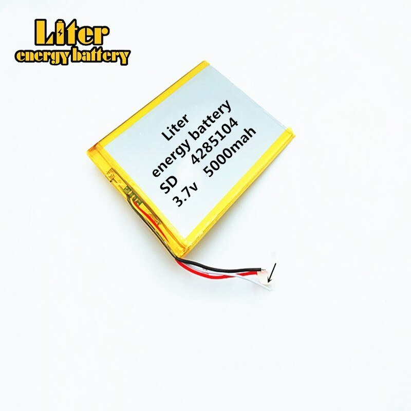 3 lijn Liter energie batterij 4285104 3.7 V 5000 MAH 4085105 Lithium Tablet PC Batterij met bescherming boord Polymeer batterij