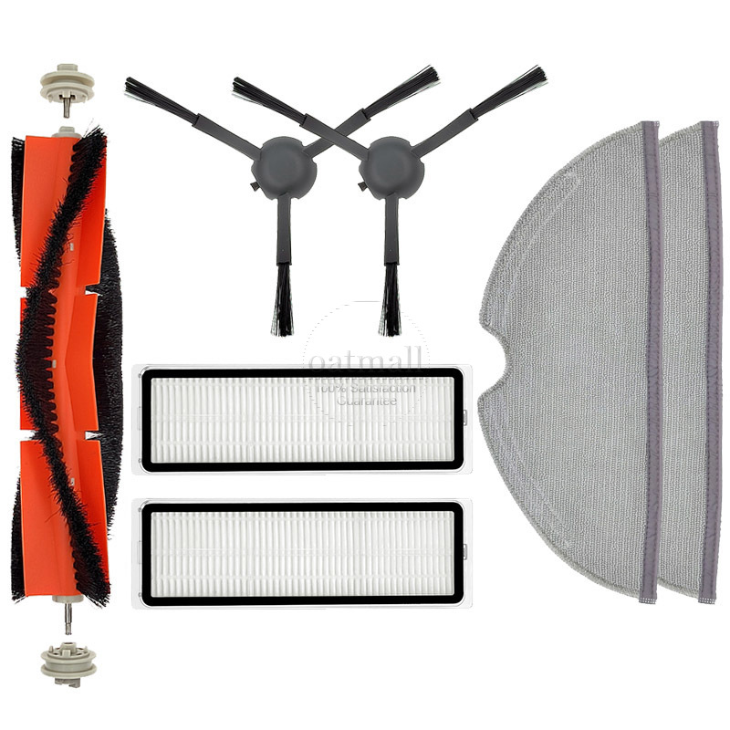 Ersatzteile für Xiaomi MI Robot Vacuum-Mop / MIJIA 1C 1T STYTJ01ZHM, Staubsauger zubehör, Ersatz satz, Haupt bürste, Hepa-Filter, Mopptuch, Verbrauchs material: Licht Gelb