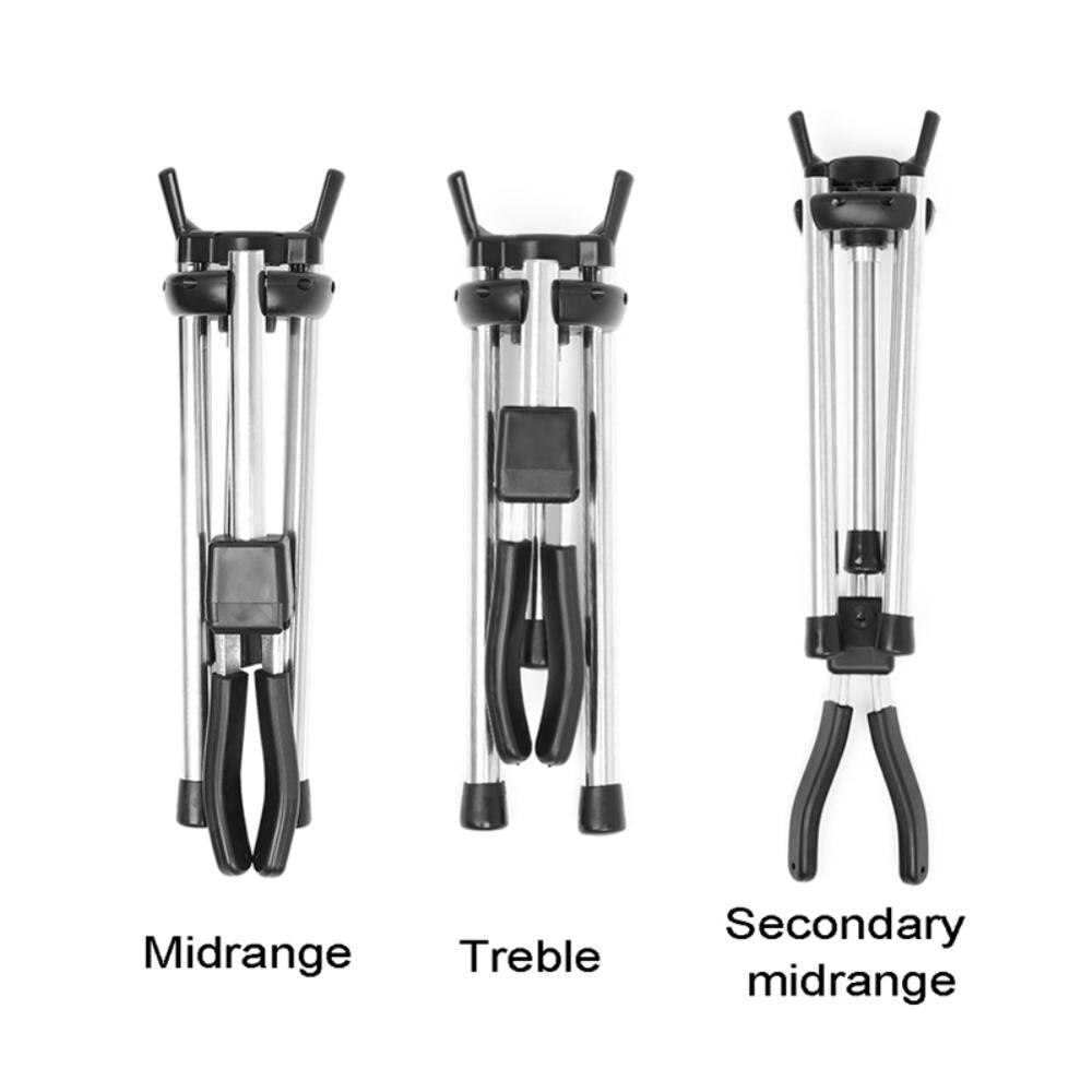 Foldable Alto/Soprano/Tenor Saxophone Stand Portable Sax Metal Triangle Base Floor Stand Holder With Carrying Bag