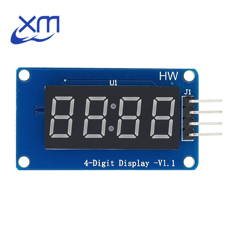 10pcs 4 Bits TM1637 Red Digital Tube LED Display Module & Clock B51