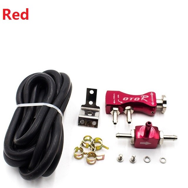 Turbocharged Regulator Adjustable 1-30PSI Boostcontroller Turbocharger Manual Turbine Pressure Control Valve Universal 2020NEW: Red