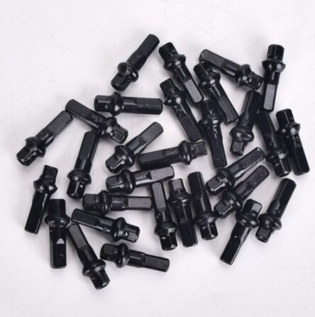 Sapim Double Square Bicycle Spoke Nipple For Mtb Road Rim Carbon Alloy 14G 16MM Aluminum Alloy Black