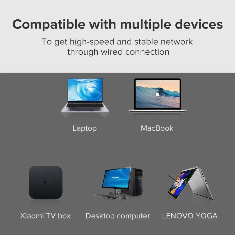 Adapter USB C Ethernet Adapter Ethernet na USB C/Thunderbolt 3 na RJ45 Przewodowa sieć Konwertuj Adapter Plug Play USB typu C