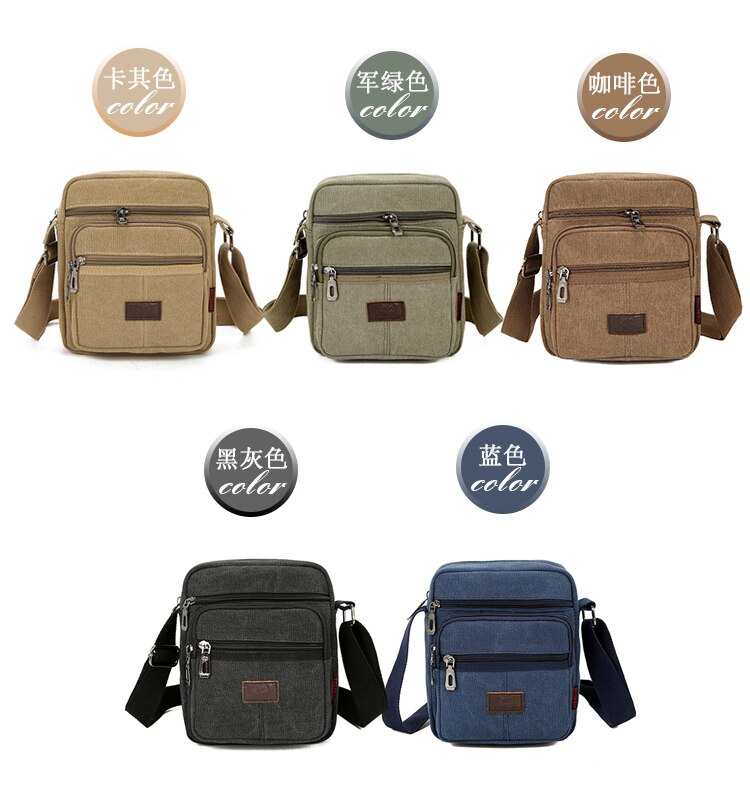 Hommes sacs de messager sac à bandoulière hommes sac de voyage toile sac à main pour homme coréen tendance Simple Pack