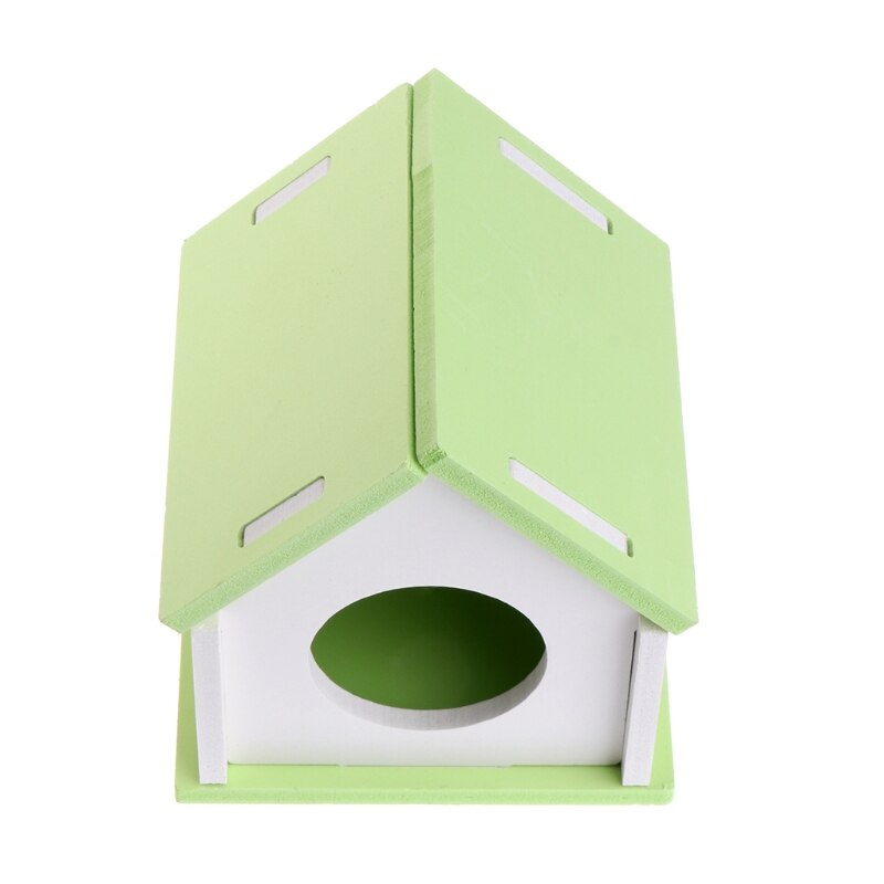 Hamster House Cage Wood Bed Small Animal Pet Guinea Pig Squirrel Gerbil Nest Toy