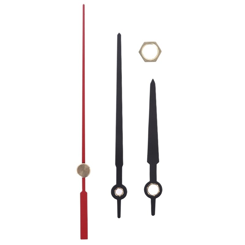 Radio Controlled Silent DIY Clock Movement Kit DCF Signal Mode Clock with 3 Different Hands Repair Parts Replacement