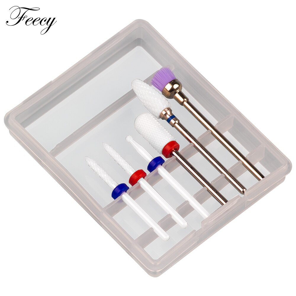 Frees Voor Manicure Set Van Keramische Frees Keramische Nail Sander Bits Machine Manicure Accessoires Cuticle Cutter: S06 Plus-E