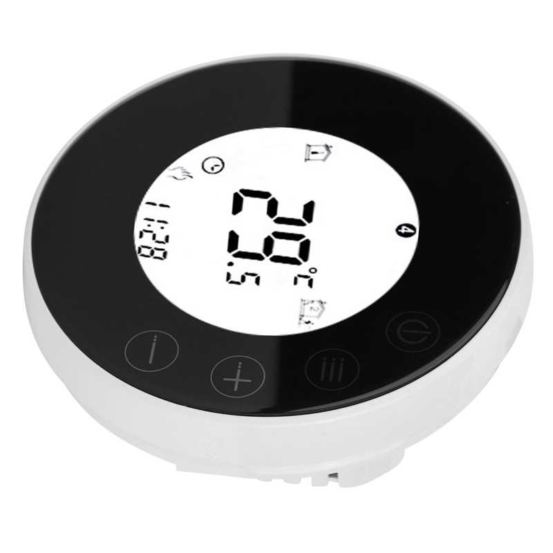 Digitale Ronde Water Verwarming Controle Led Touch Intelligente Thermostaat Temperatuur Controller App Voice Control 95-240V