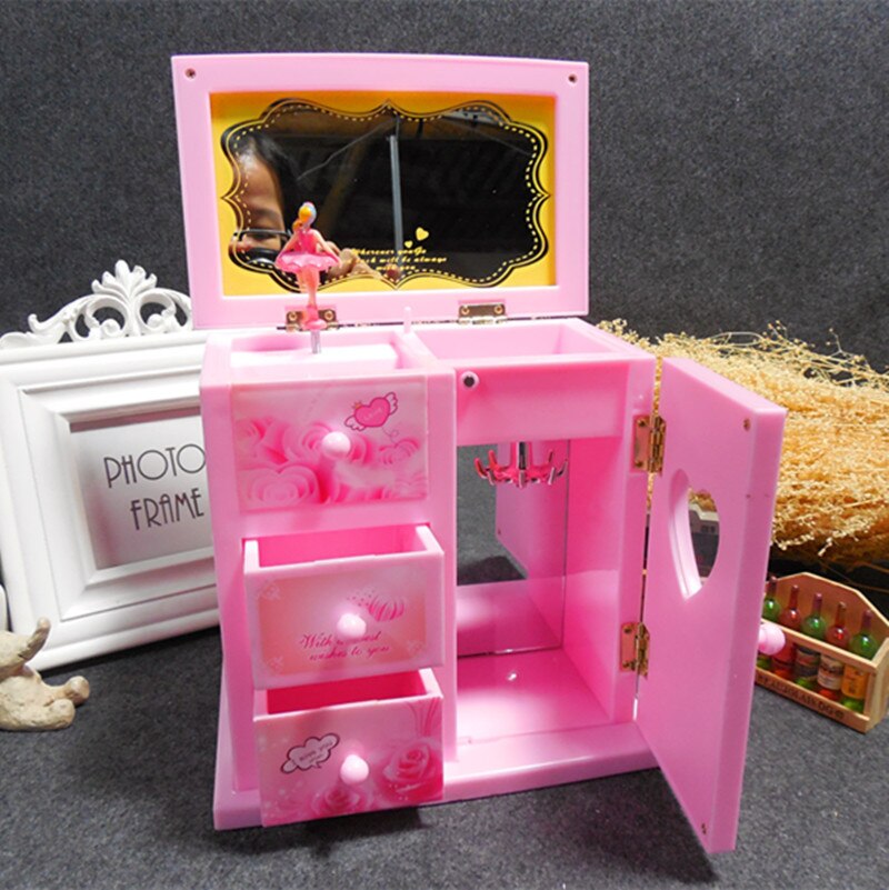 Music Box Ballet Princess Jewelry Music Box Girls Children Girls Happy Birthday Home Decrition: Jewelry Music Box A