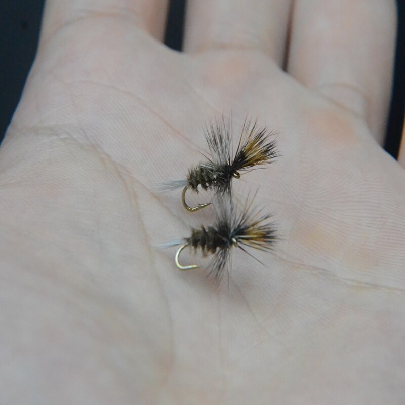 5pcs 16# Cripple Callibaetis Mayfly Dry Fly Mouche Emerger/Cripple Patterns Trout Fishing In Surface Film