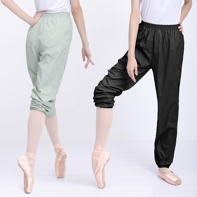 Pantalones de baile de Ballet para mujer, pantalones deportivos holgados con cintura elástica, pantalones para correr y ciclismo para niñas y adultos, pantalones de chándal de Hip Hop