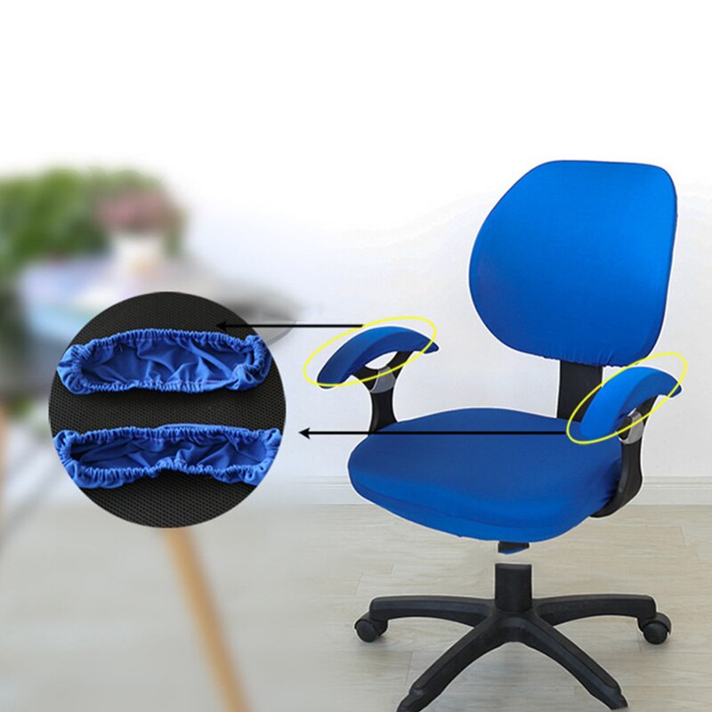 2 Stuks Stoel Armsteun Pads Voor Home Office Stoelen Voor Polyester Mouwen Swivel Stoel Armsteun Anti Proof Mouwen Pack Stoel covers