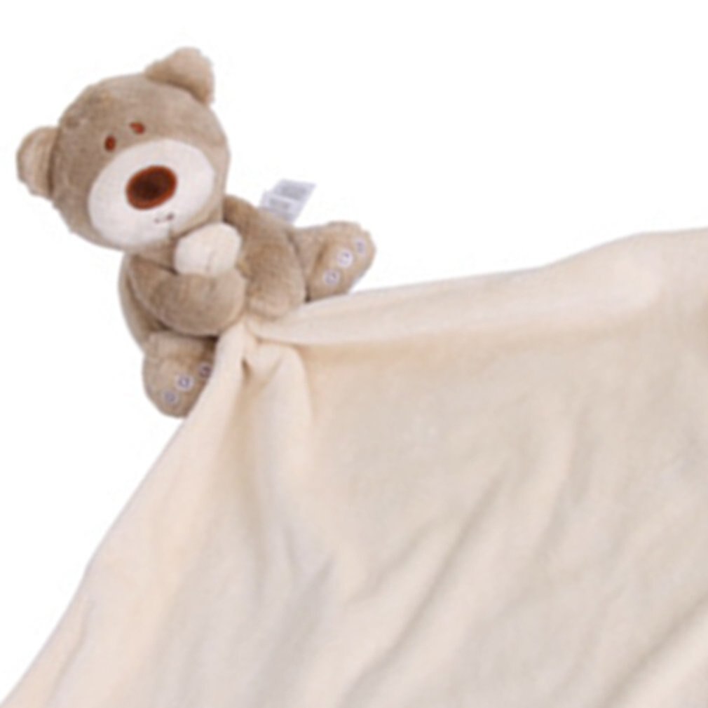 Baby lommetørklæde bære beroligende håndklæde spyt håndklæde dukke super blød og ikke-shedding pp bomuld komfort håndklæde