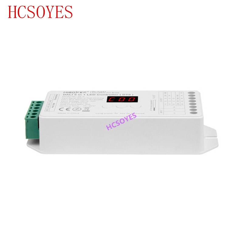 MIBOXER DL-X DALI 5 in 1 LED Controller DT8 single color/CCT/RGB/RGBW/RGB+CCT smart led dimmer for led lamps DC12V~24V