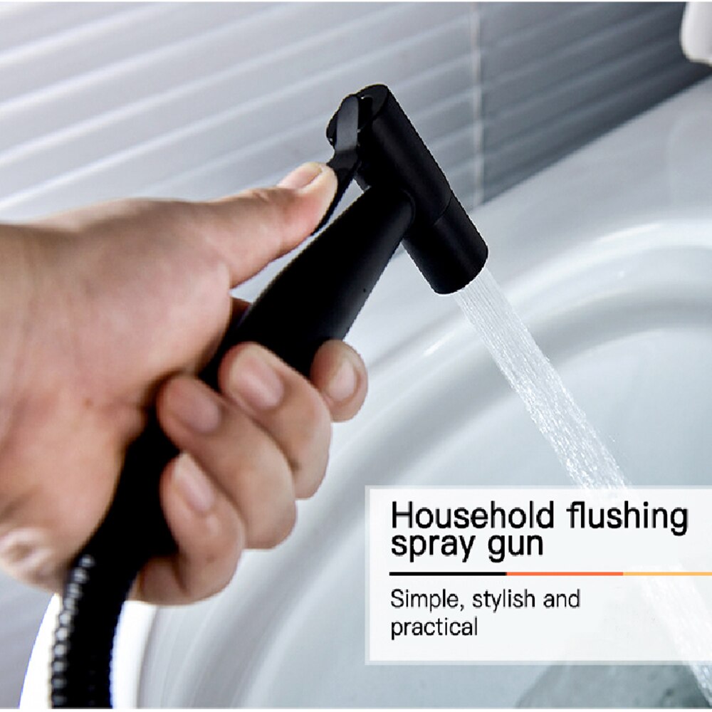 Handheld Toilet Bidet Sprayer Stainless Steel Toilet Hand Held Bidet Faucet Spray Set Bathroom Self Cleaning Spraye Shower Head