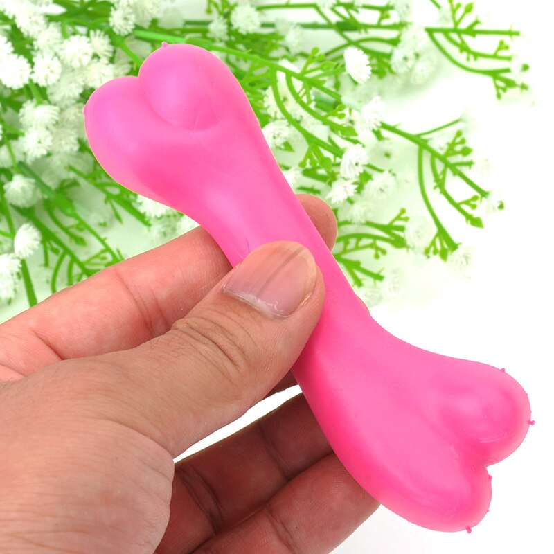 Rubber Dog Toy with Thorn Bone Rubber Molar Teeth Pet Toy Dog Bite Resistant Training Chew Pet Products Toothbrush