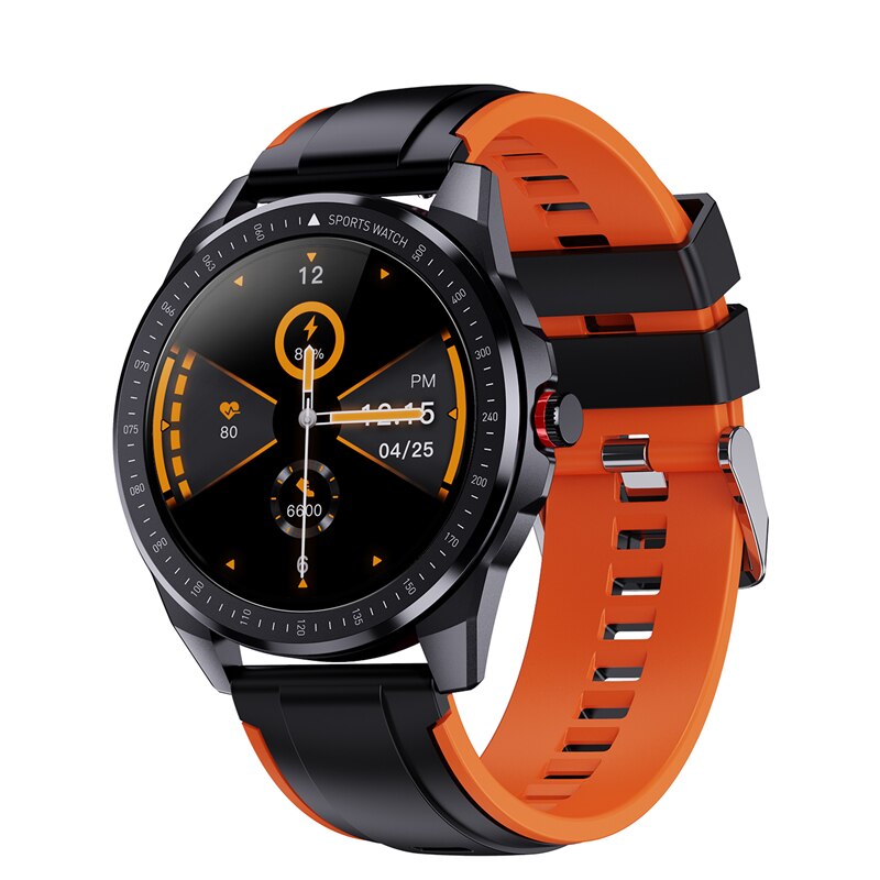 Smart watch IP67 waterproof 1.3 Full touch screen Sports Smart watch Ladies heart rate Fitness tracker Men Smart watch: orange