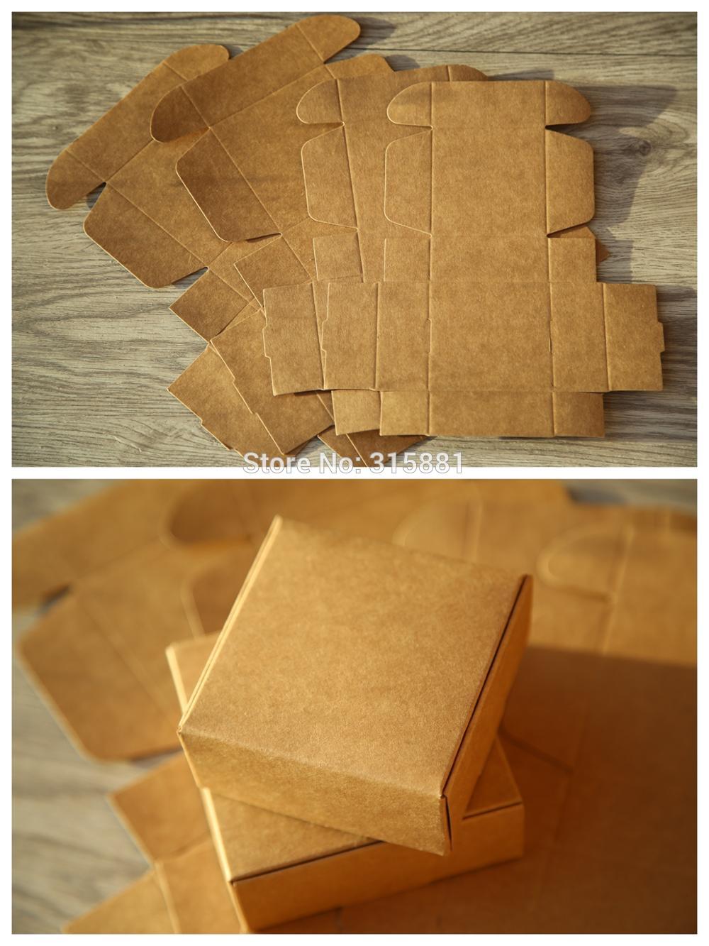 Kraft paper boxes,Soap boxes,Kraft jewelry box,Kraft box 30pcs/lot