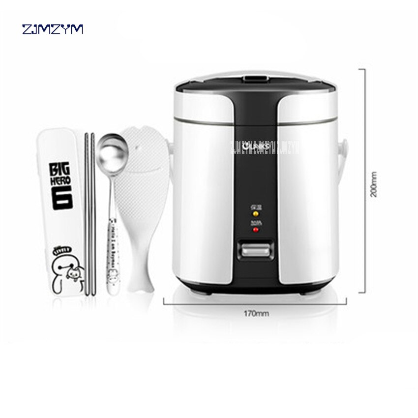 Mini Rice Cooker Electric Rice Cooker Auto Rice Cooker With Cute Pattern For Rice Soup Porridge Steamed Egg SF168 1.2L Capacity