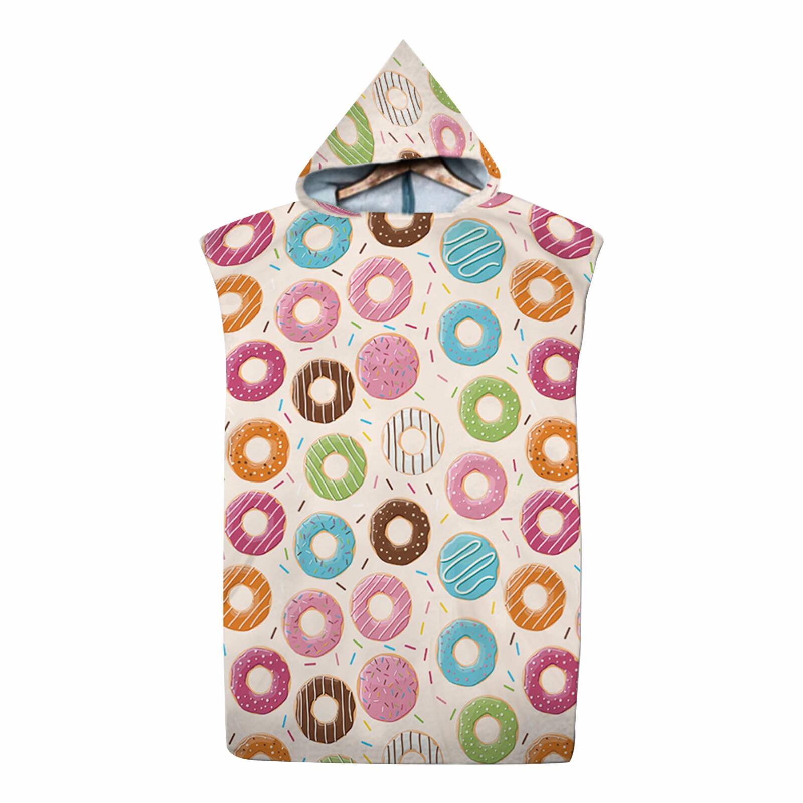 Poncho de microfibra con dibujos animados para adultos, de secado rápido Toalla de baño, bata con capucha para Fitness, gimnasio y playa: 14