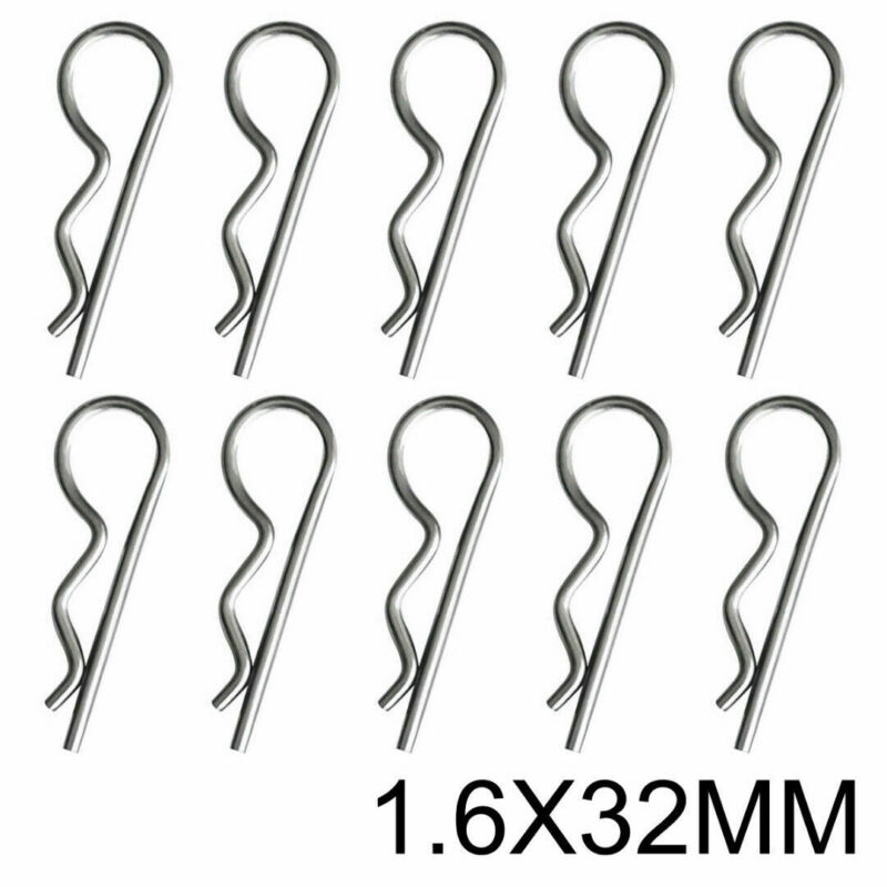 10PCS M1, M1.2, M1.6, M1.8, M2, M2.5, M3 spring opening R-type car pin fixing clamp spring pin