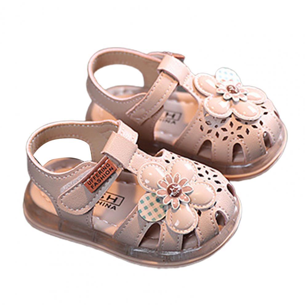 Glatte, rutschfeste sommersandalen für kinder mit cartoon-motiv und blumenmuster: Rosa / 19